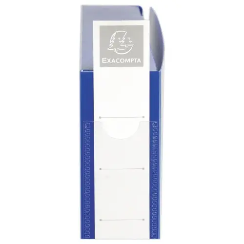 Boite de classement &agrave; pression - Dos 40 mm - A4 - Bleu - EXACOMPTA 