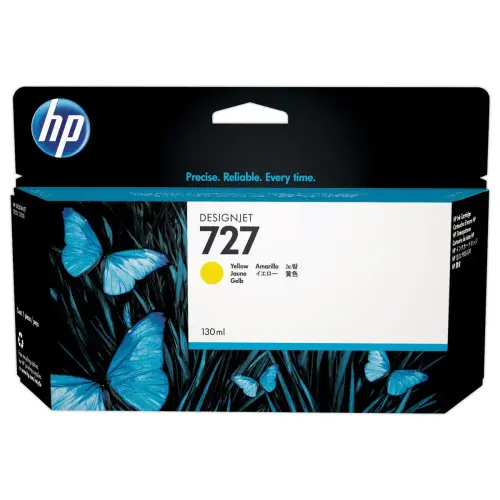 cartouche jet d'encre HP jaune N&deg;727 