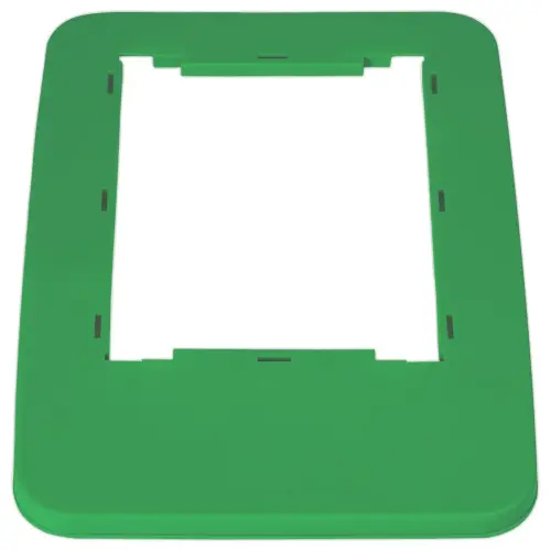 Cadre couvercle pour collecteurs "recyclage" 60L et 80L - Vert 