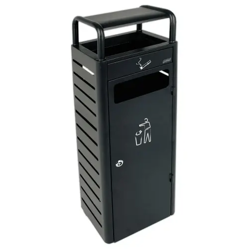 Conteneur avec cendrier - Anthracite - PROBBAX