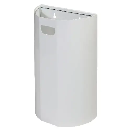 Collecteur mural demi-lune - 40L - Blanc 
