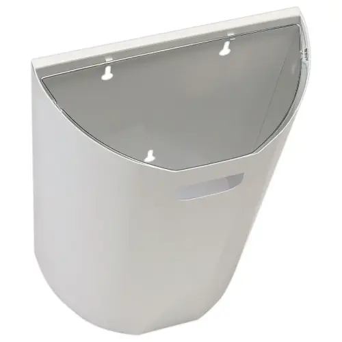 Collecteur mural demi-lune - 20L - Blanc