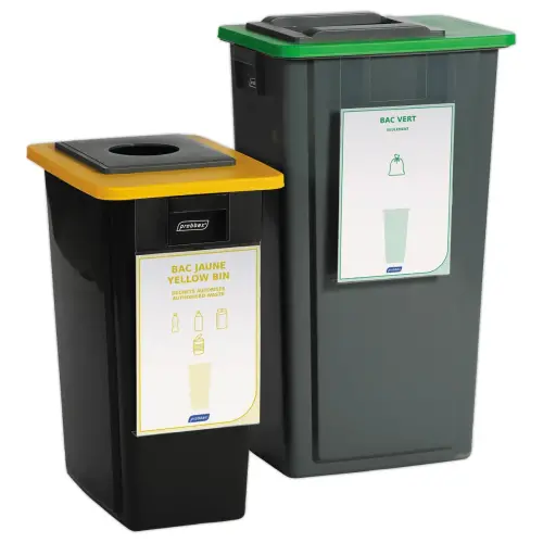 Panneau d'affichage - Pour collecteurs "recyclage" 60L et 80L
