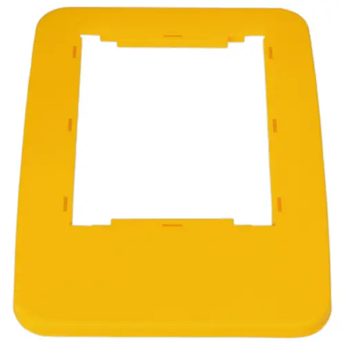 Cadre couvercle pour collecteurs "recyclage" 60L et 80L - Jaune