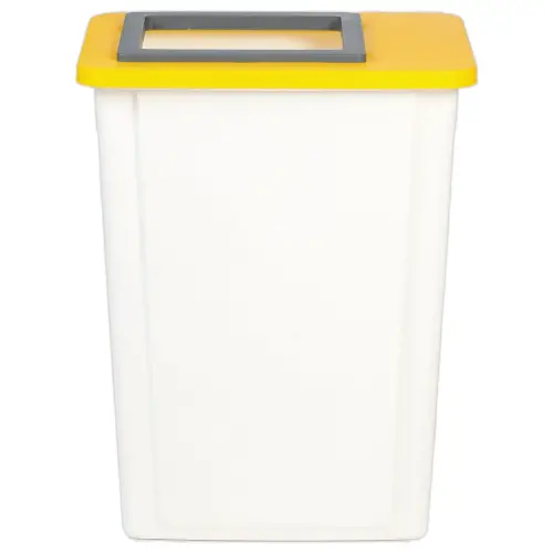Cadre couvercle pour collecteurs "recyclage" 60L et 80L - Jaune
