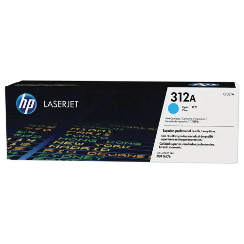 Toner 312A CF381A - Cyan - HP 