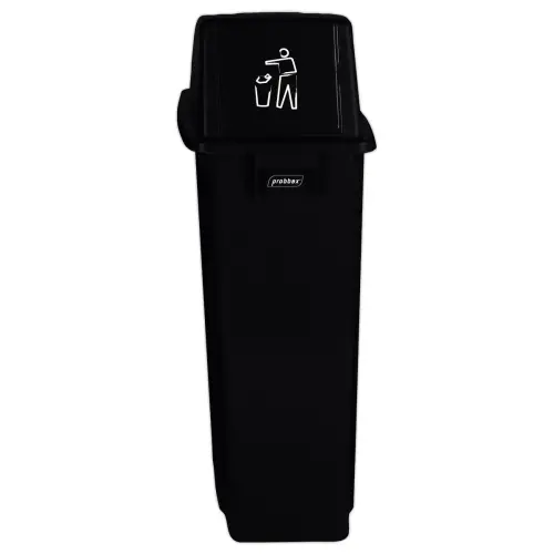 Collecteur "recyclage" - 80L - Noir