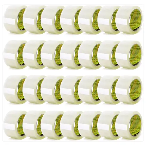 36 rouleaux d'adhésif d'emballage transparent - 3739