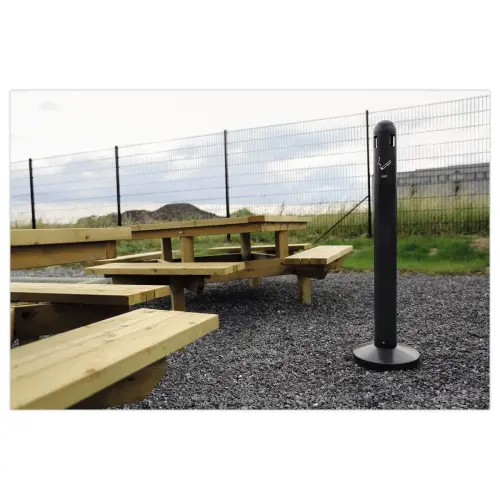 Cendrier tubulaire - 3L - Anthracite - PROBBAX