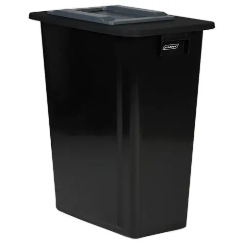 Cadre couvercle pour collecteurs "recyclage" 60L et 80L - Noir 
