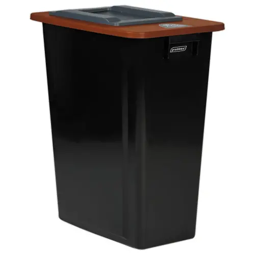 Cadre pour collecteurs "recyclage" 60L et 80L - Brun 