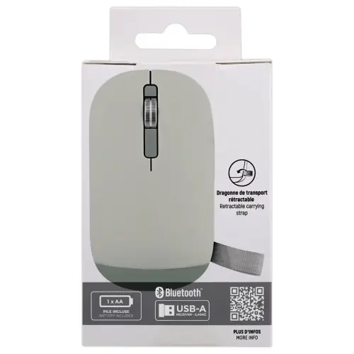 Souris sans fil Color - Vert - T'NB 