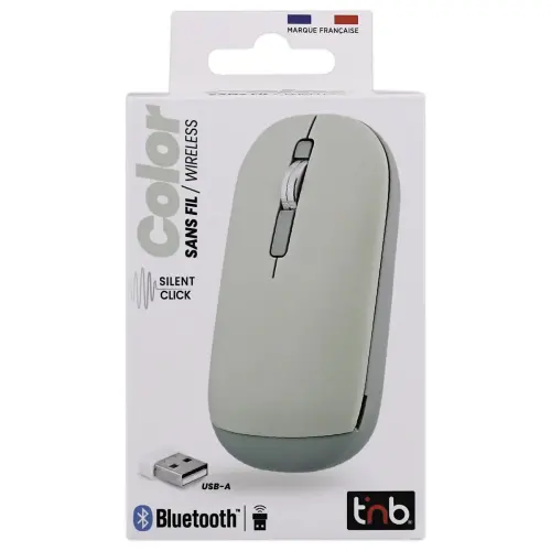 Souris sans fil Color - Vert - T'NB 