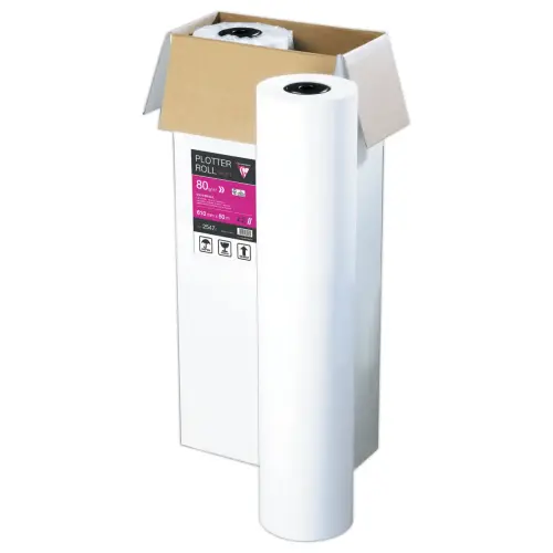 2 Rouleaux de papier pour traceurs - 50 m - 80g - CLAIREFONTAINE 