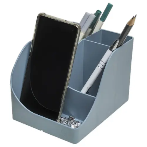 Pot &agrave; crayons Autentik - Bleu gris - EXACOMPTA 