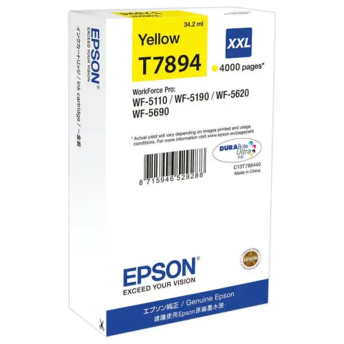 Cartouche EPSON C13T789340 jaune