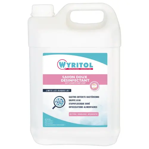 Savon liquide désinfectant - 5 L - WYRITOL