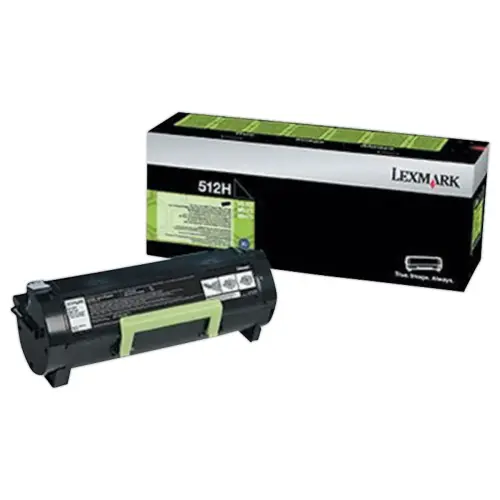 Toner 512 51F2H00 haute capacit&eacute; - Noir - Lexmark 