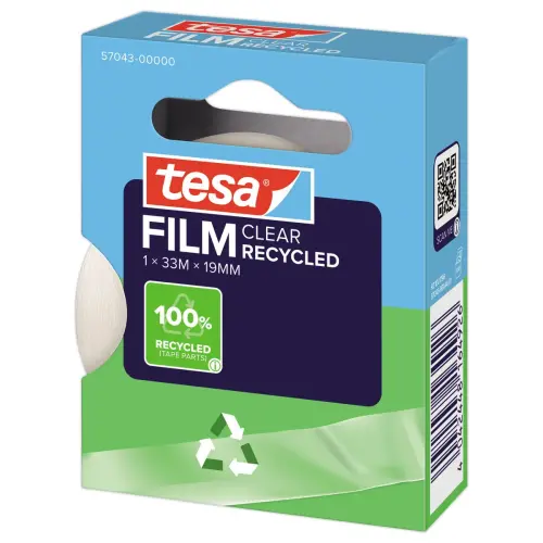Rouleau d'adhésif transparent Ecologo - 33 m x 19 mm - TESA