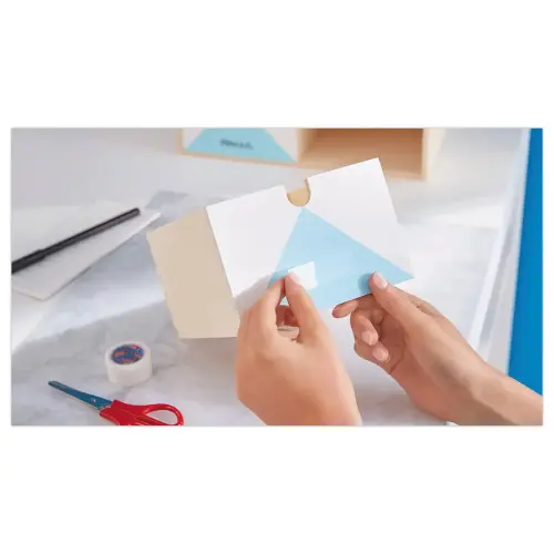 6 Adhésifs de bureau invisible - Tesa