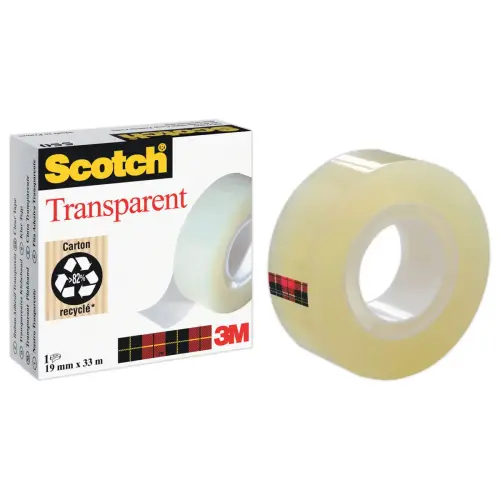 Rouleau de Scotch 550 transparent et brillant - Ruban adhésif - SCOTCH