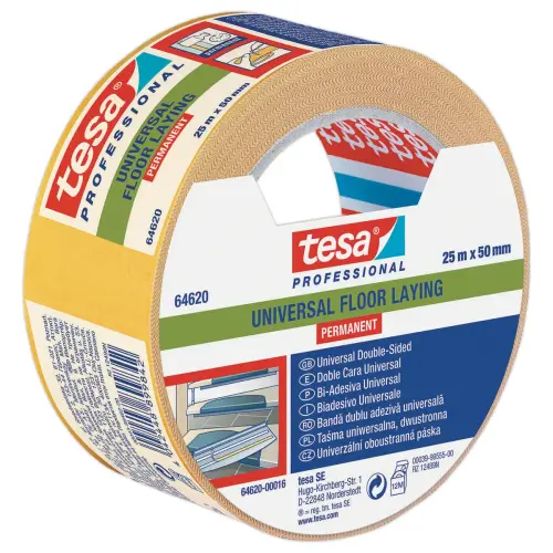Rouleau d'adh&eacute;sif double face - Tesa 