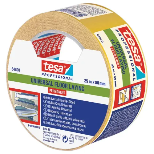 Rouleau d'adh&eacute;sif double face - Tesa 