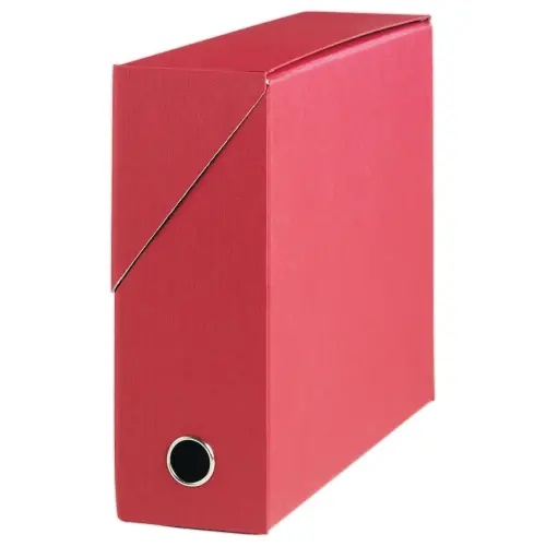 Boîte de transfert toilées - Dos 9,5 cm - Rouge - OXFORD