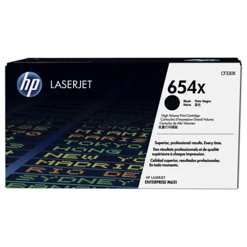 HP 654X CF330X toner noir Grande capacité