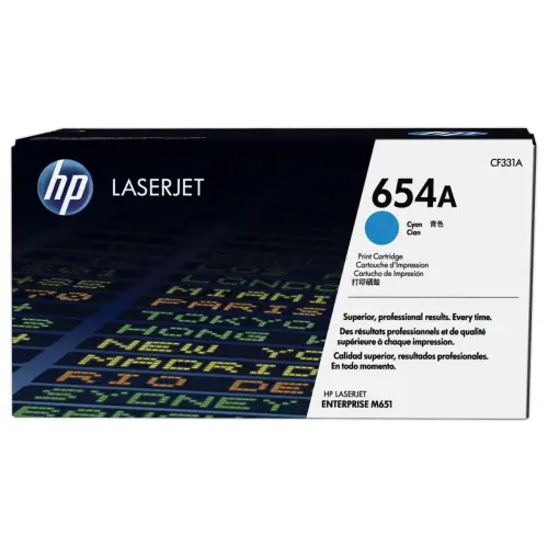 HP 654A CF331A toner cyan