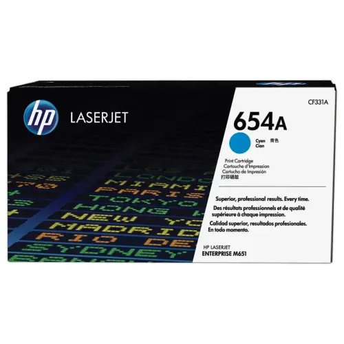 HP 654A CF331A toner cyan