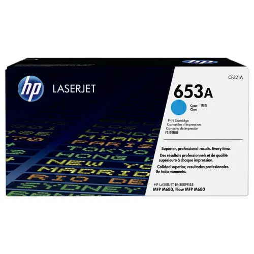 Toner 653A CF321A - Cyan - HP 