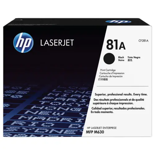 HP 81A CF281A toner noir