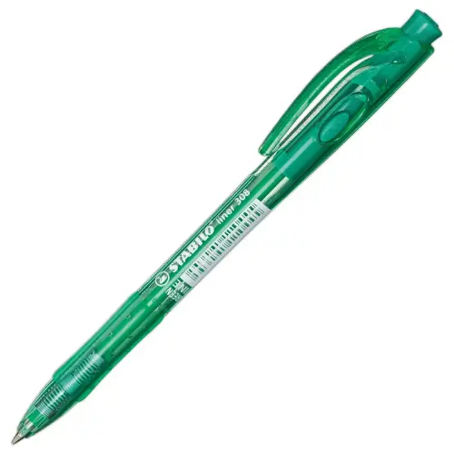 Stylo bille liner - Vert - STABILO 