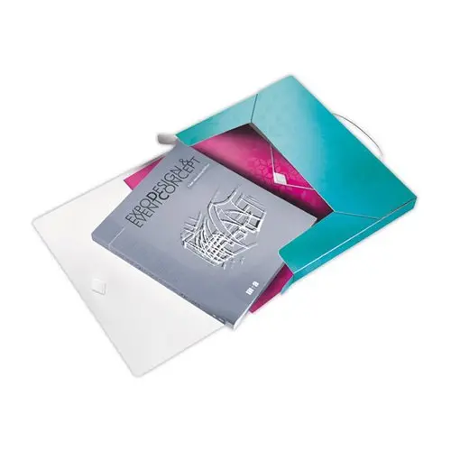 Boîte de classement plastique WOW - Turquoise - LEITZ