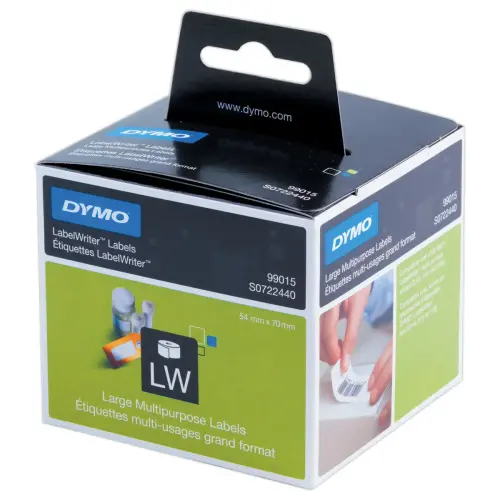 Rouleau de 320 étiquettes blanches LabelWriter multi-usages - 54 x 70 mm - Dymo