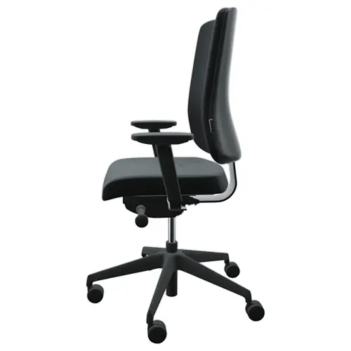 Siège synchrone ATILA ERGO tissu noir accotoirs 4D