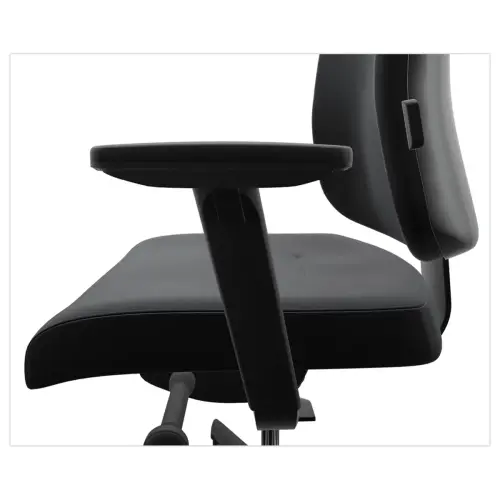 Siège synchrone ATILA ERGO tissu noir accotoirs 4D