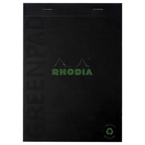 Bloc agrafé Greenpad papier recyclé - 5x5 - 70 feuilles - 90g - RHODIA