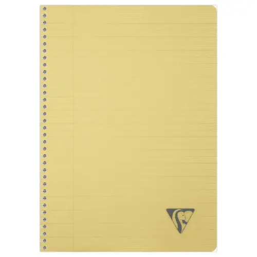 Cahier spirale - A4 - 180 pages - Lignes + marges - CLAIREFONTAINE