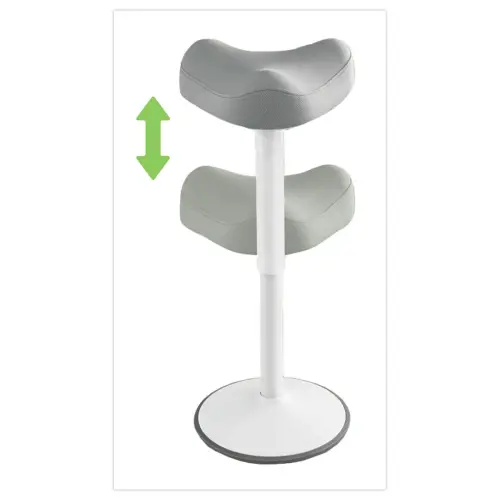 Tabouret selle bascule - Monté