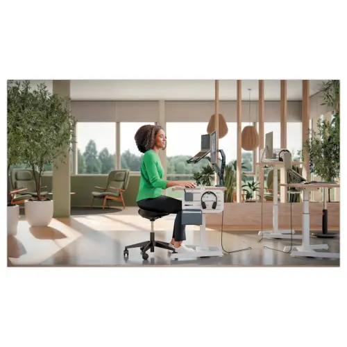 Tabouret ergonomique avec roulettes - LEITZ 