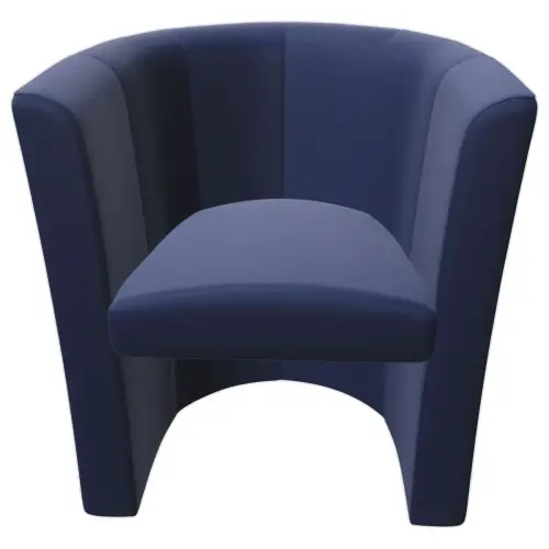 Siège simili cuir - Bleu