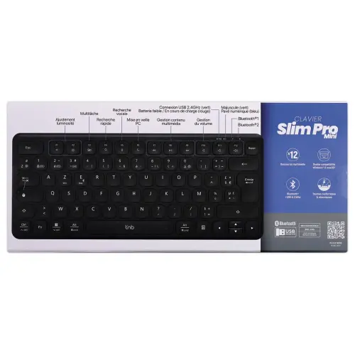 Clavier Bluetooth PRO - Rechargeable - T'NB