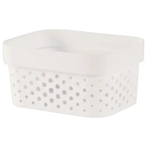 Panier de rangement Pixel 1.5L gris clair SUNDIS