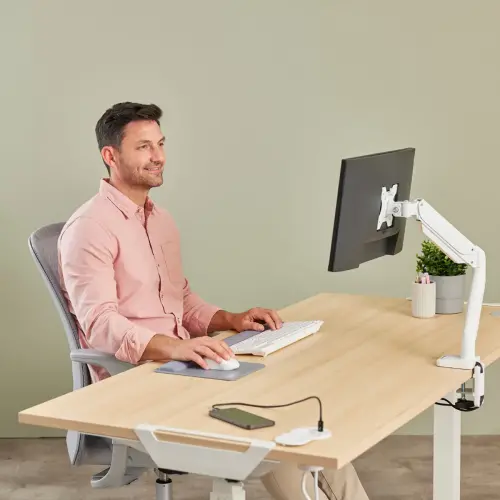 Prise Encastrable - Power Spot - USB-A & USB-C - Blanc - FELLOWES