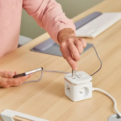 Power cube - blanc - FELLOWES