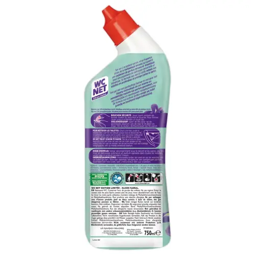 Gel WC Nettoyant Parfum&eacute; Elixir Floral - Explosion Sensorielle - WC Net 