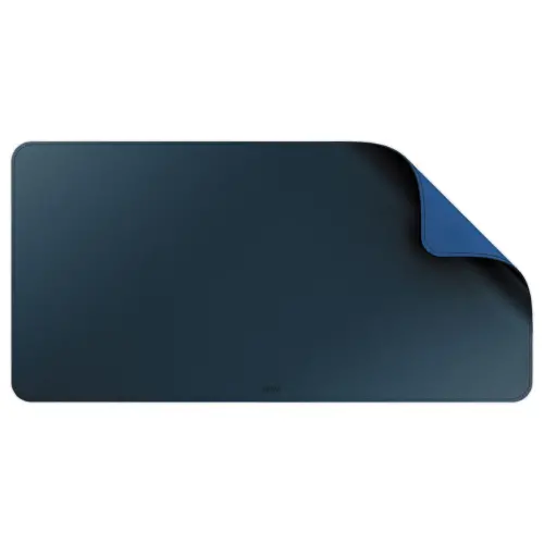 Grand sous-main tapis de bureau - Bleu foncé