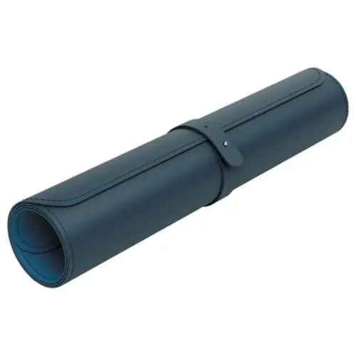 Grand sous-main tapis de bureau - Bleu foncé